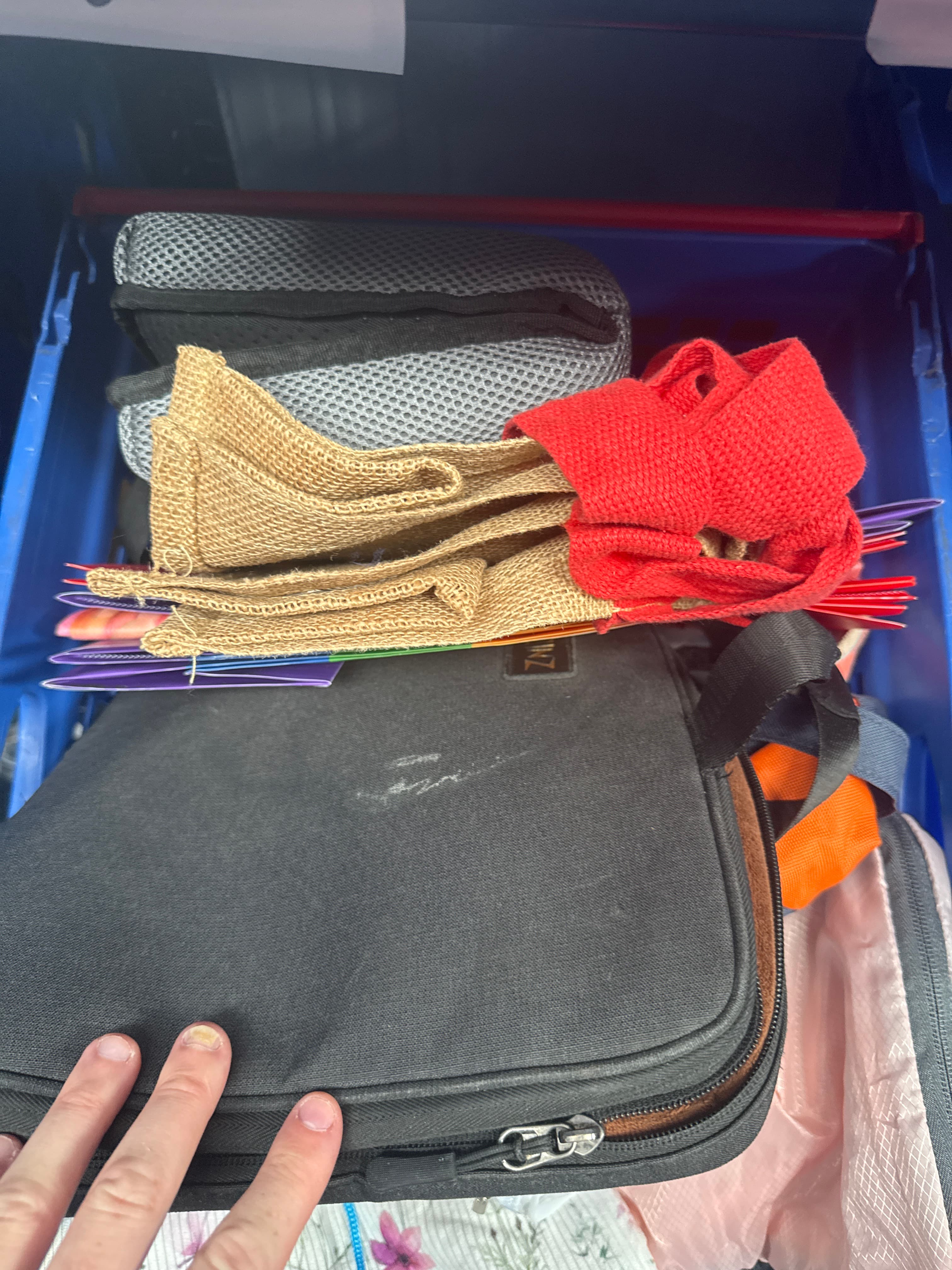 Mixed assortment of bags purses laptop holders