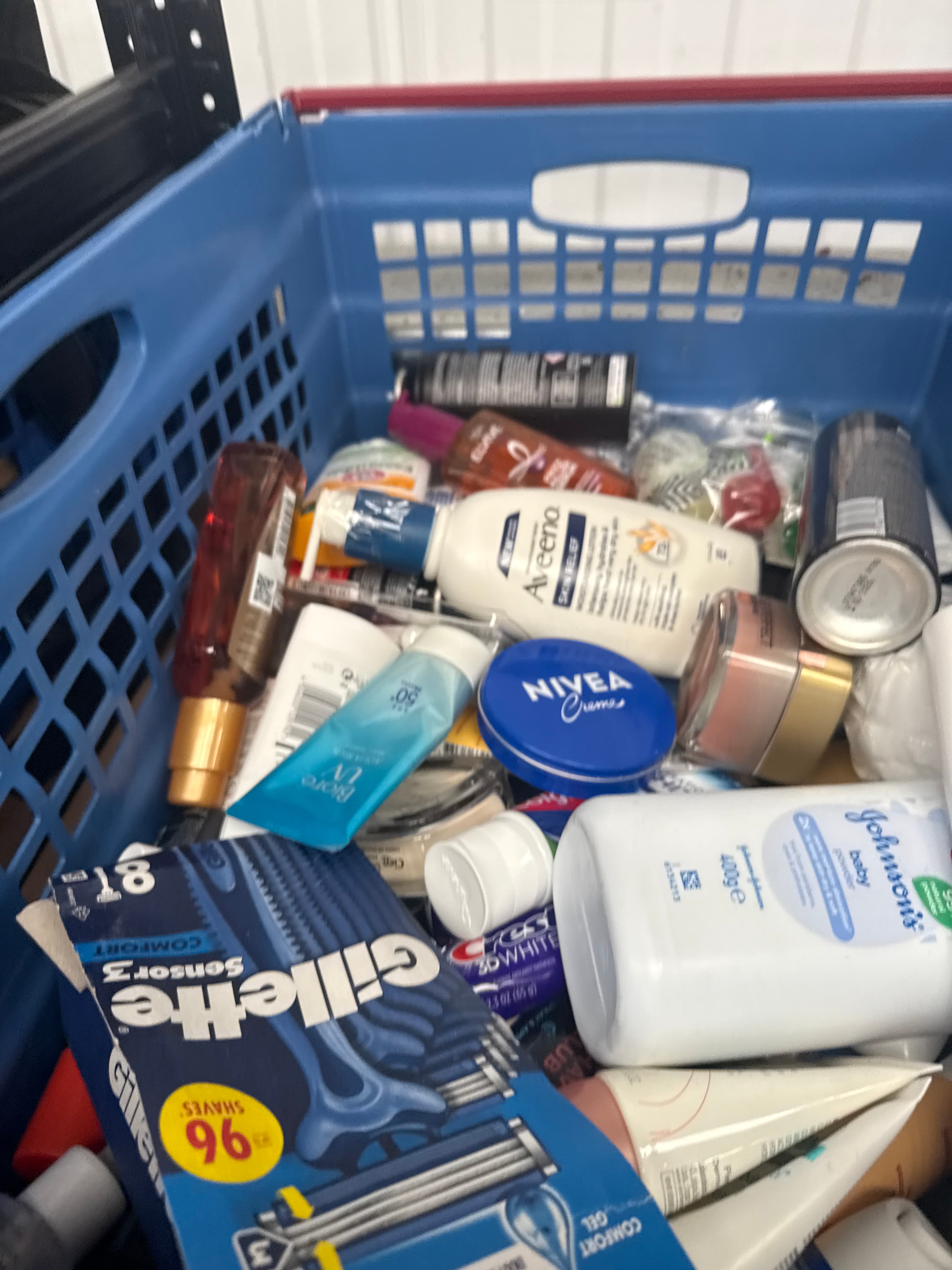 Assortment of health and beauty items